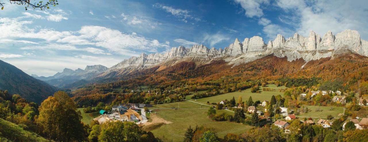Eterpa Les Chalets De Pre Clos En Vercors Saint-Andéol Buitenkant foto